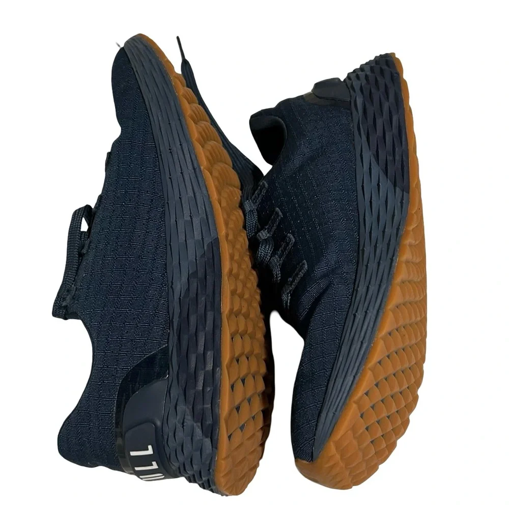 NOBULL Women’s Trainers Allday Ripstop Runners 6.5 navy blue EUC - Picture 2 of 16